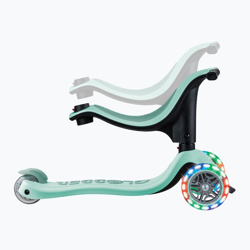 Trotinetă cu 3 roți pentru copii Globber Go.Up Sporty Lights mint 8
