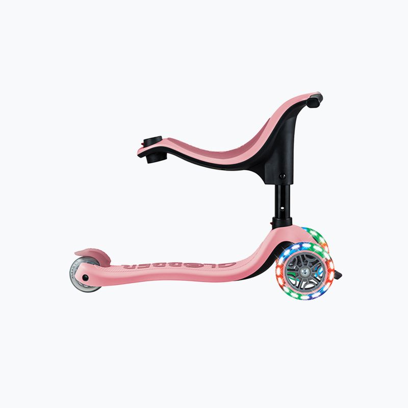 Trotinetă cu 3 roți pentru copii Globber Go.Up Sporty Lights pastel pink 10