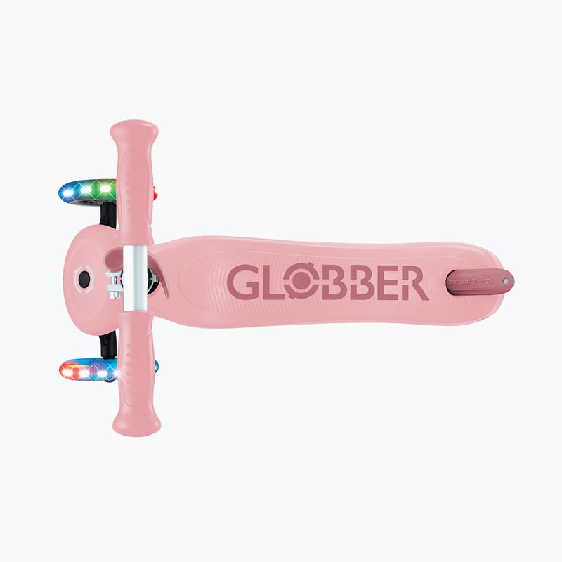 Trotinetă cu 3 roți pentru copii Globber Go.Up Sporty Lights pastel pink 14