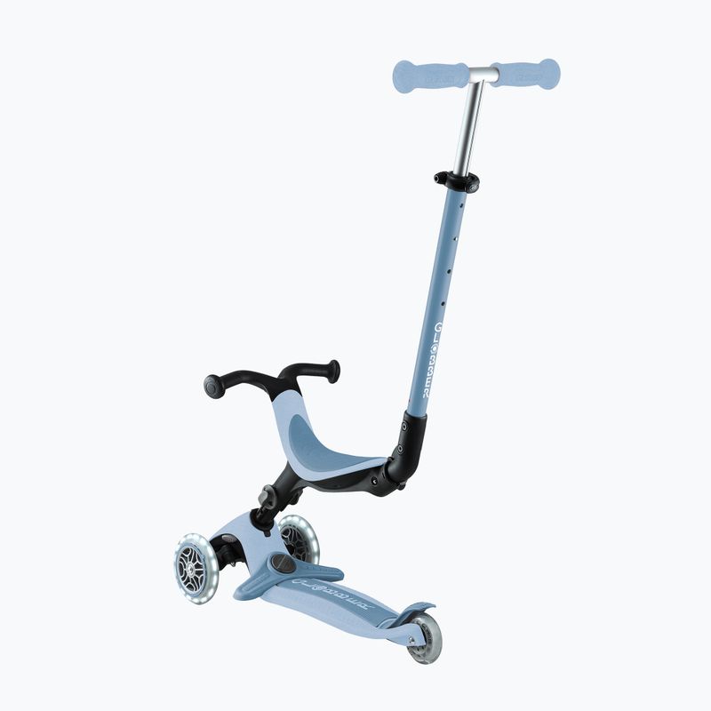 Trotinetă cu trei roți pentru copii Globber Go.Up Active Ecologic Lights blueberry 11