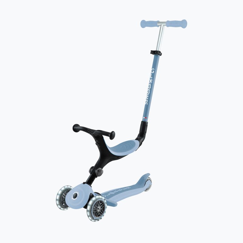 Trotinetă cu trei roți pentru copii Globber Go.Up Active Ecologic Lights blueberry 12