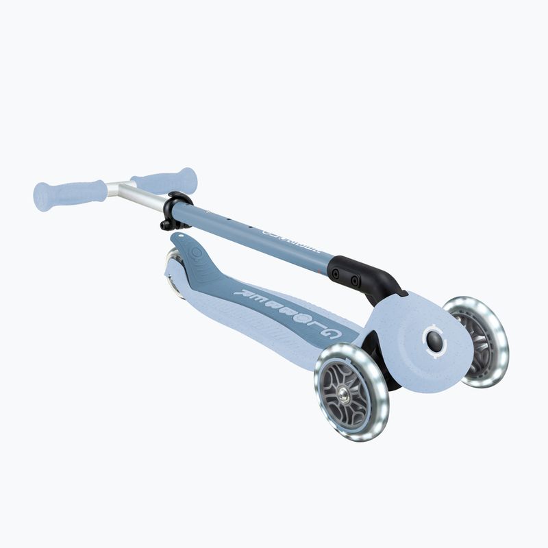 Trotinetă cu trei roți pentru copii Globber Go.Up Active Ecologic Lights blueberry 13