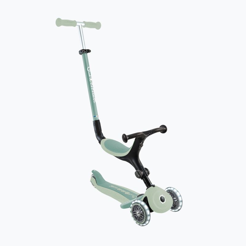 Trotinetă cu trei roți pentru copii Globber Go.Up Active Ecologic Lights pistachio 3