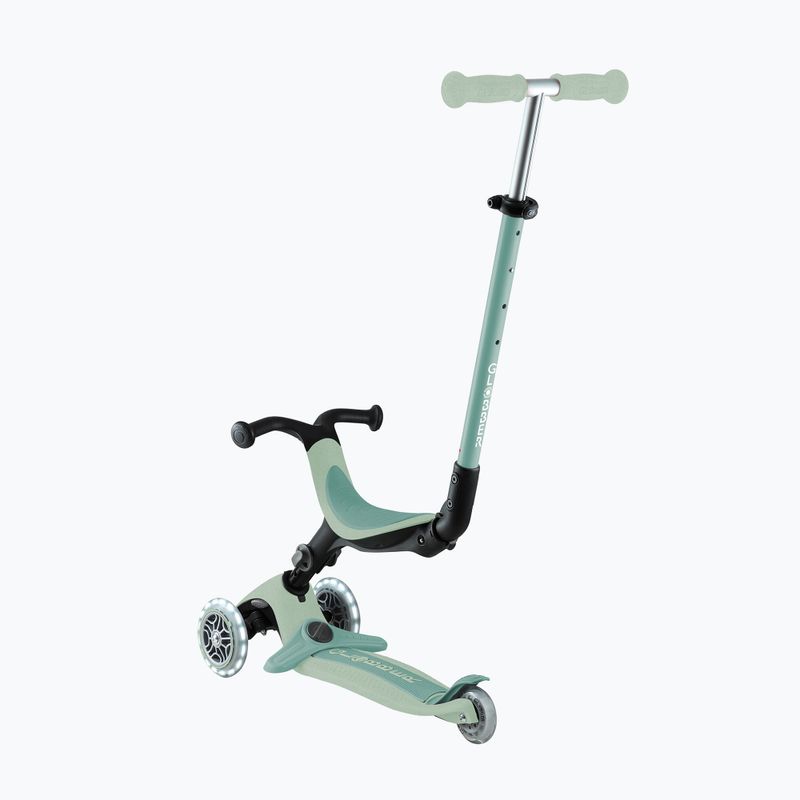 Trotinetă cu trei roți pentru copii Globber Go.Up Active Ecologic Lights pistachio 9