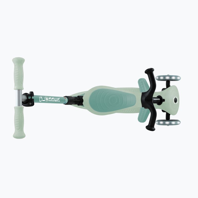 Trotinetă cu trei roți pentru copii Globber Go.Up Active Ecologic Lights pistachio 11