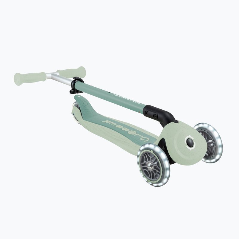 Trotinetă cu trei roți pentru copii Globber Go.Up Active Ecologic Lights pistachio 14