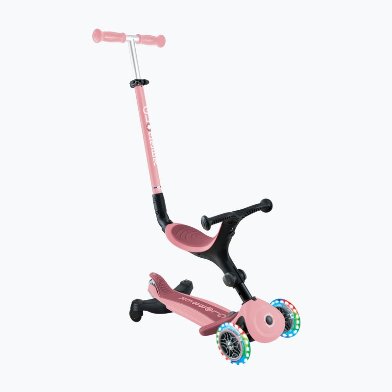 Trotinetă cu trei roți pentru copii Globber Go.Up Active Lights 360 pink 3