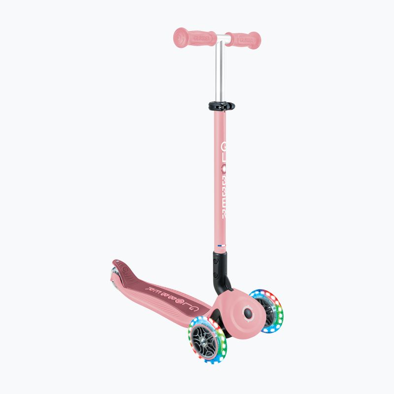 Trotinetă cu trei roți pentru copii Globber Go.Up Active Lights 360 pink 5