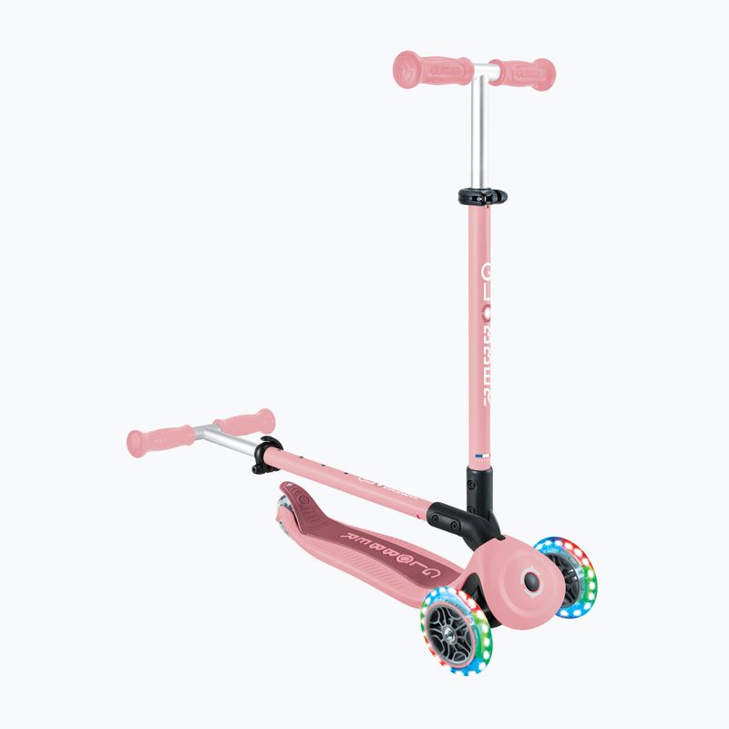 Trotinetă cu trei roți pentru copii Globber Go.Up Active Lights 360 pink 14