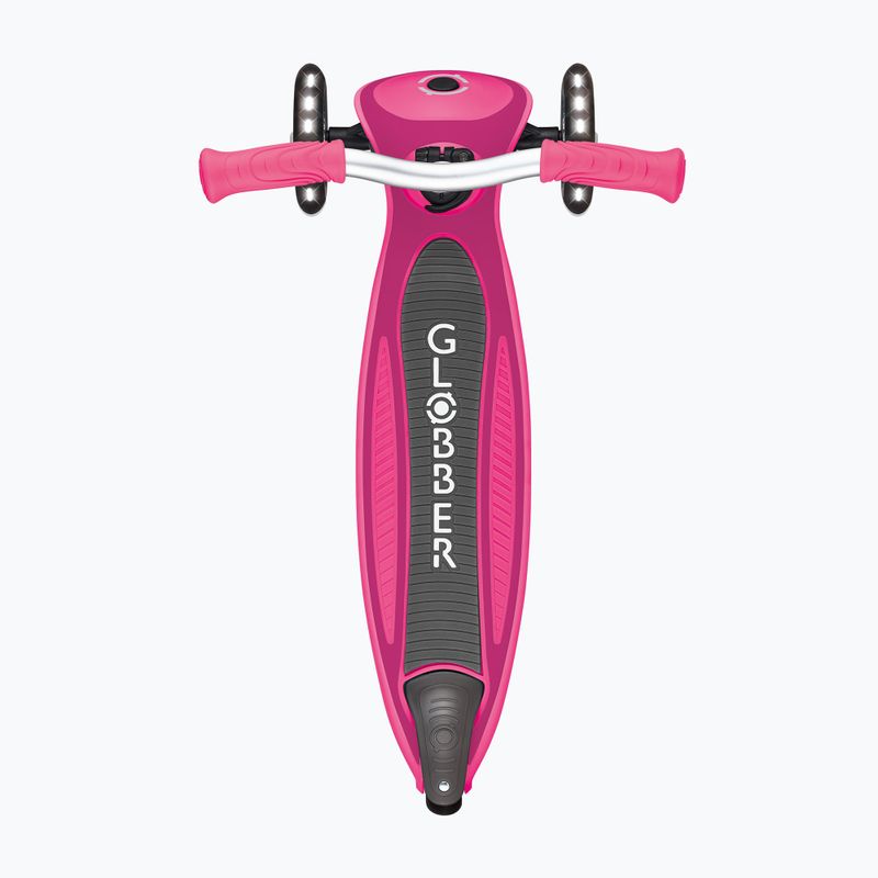 Trotinetă cu trei roți pentru copii Globber Master Lights fuchsia 5
