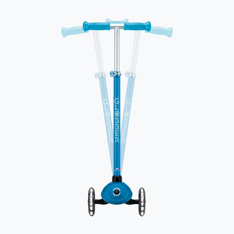 Trotinetă cu trei roți pentru copii Globber Primo Plus Glow Lights petrol blue 8