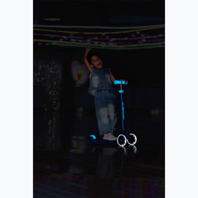Trotinetă cu trei roți pentru copii Globber Primo Plus Glow Lights petrol blue 16