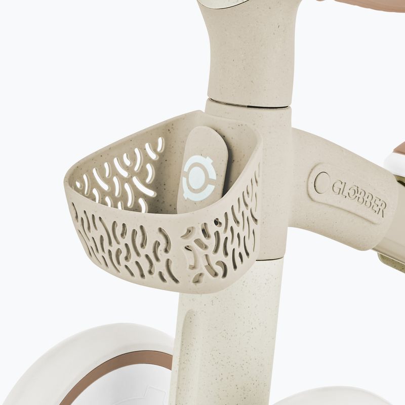Bicicletă de echilibru cu patru roți Globber Learning Bike Ecologic coconut 4