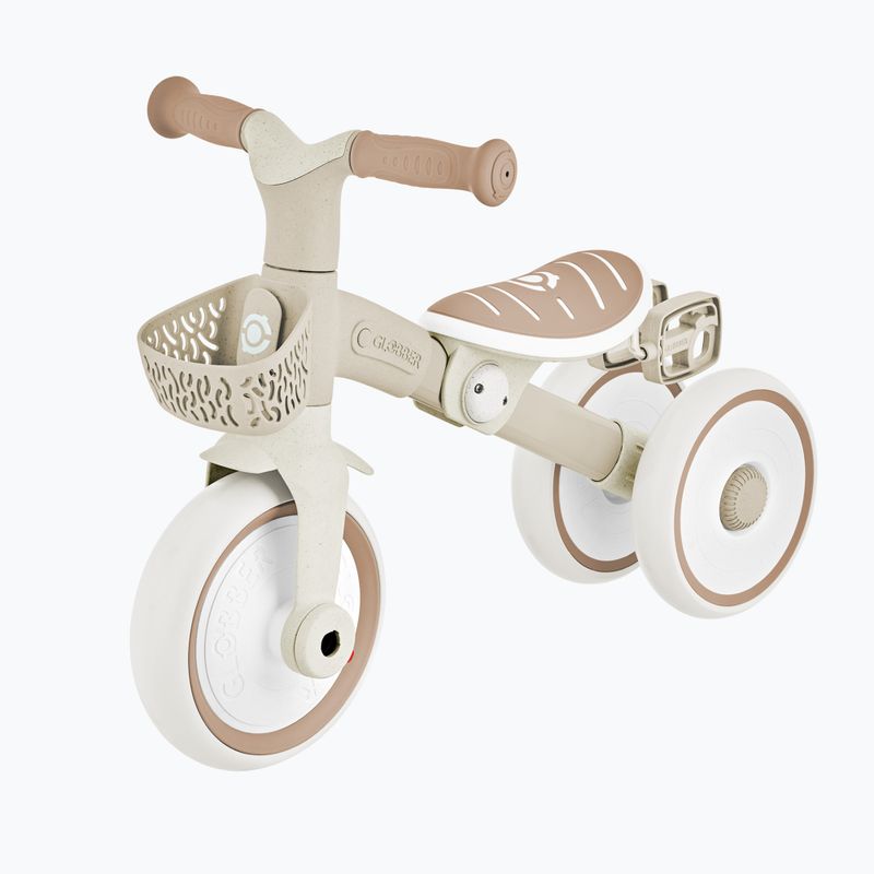 Bicicletă de echilibru cu trei roți Globber Learning Trike 2w1 Plus Ecologic coconut 4