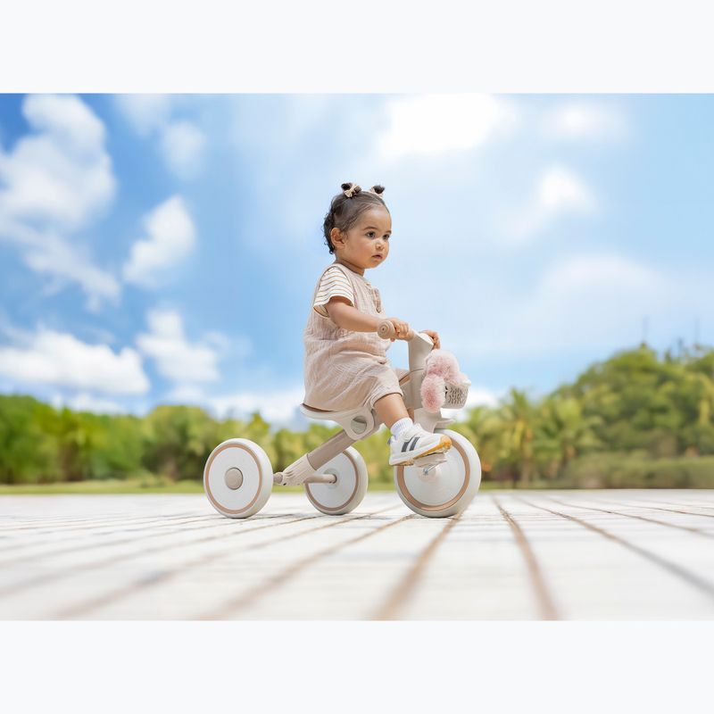 Bicicletă de echilibru cu trei roți Globber Learning Trike 2w1 Plus Ecologic coconut 14