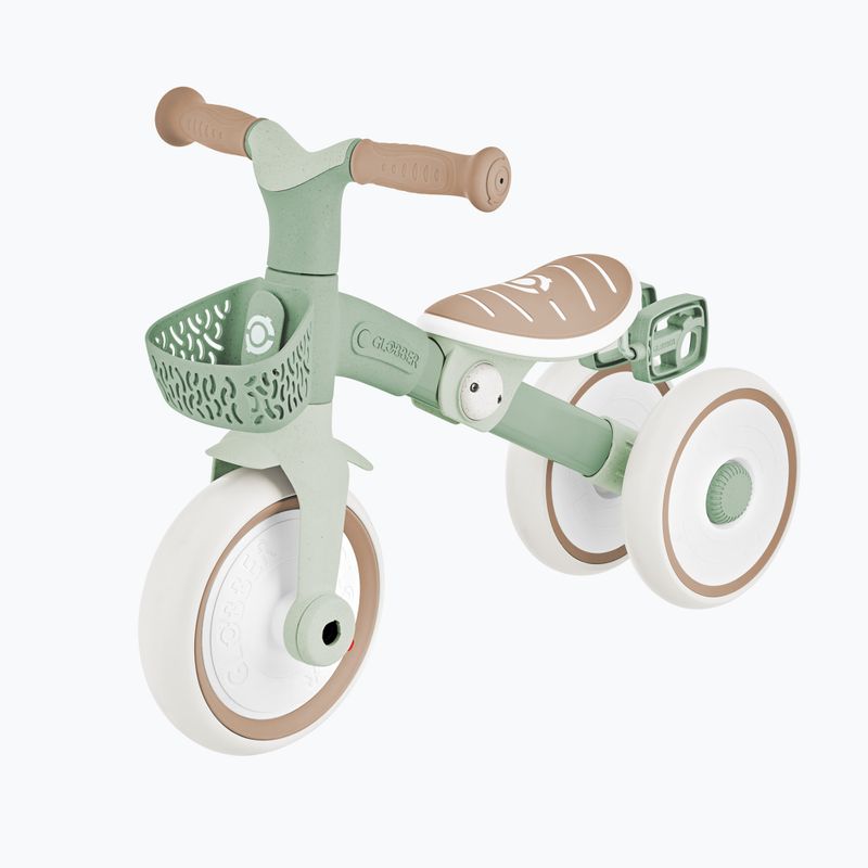 Bicicletă de echilibru cu trei roți Globber Learning Trike 2w1 Plus Ecologic pistachio 5
