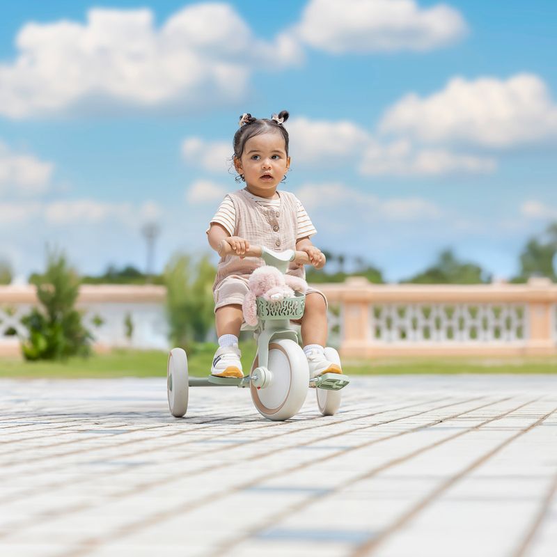 Bicicletă de echilibru cu trei roți Globber Learning Trike 2w1 Plus Ecologic pistachio 13