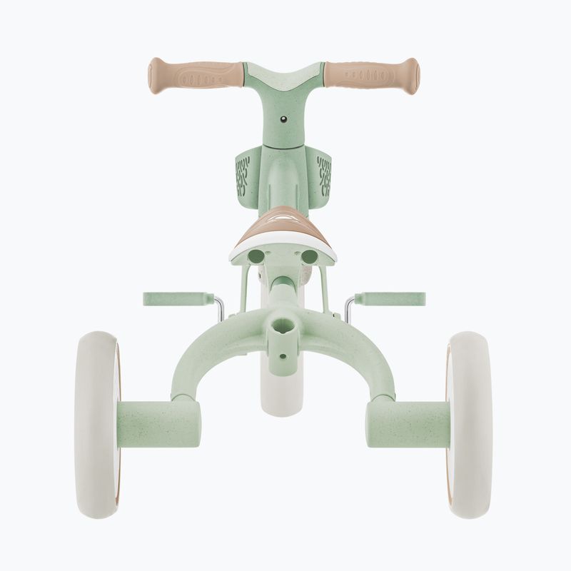 Bicicletă de echilibru cu trei roți cu mâner de ghidare Globber Learning Trike 2w1 Plus Ecologic pistachio 9