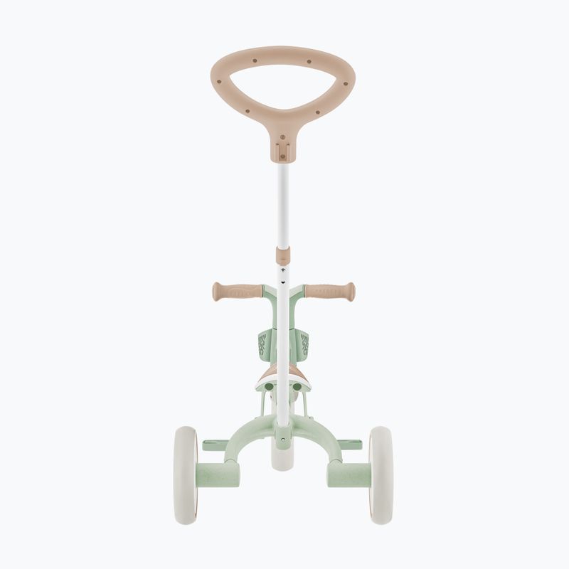 Bicicletă de echilibru cu trei roți cu mâner de ghidare Globber Learning Trike 2w1 Plus Ecologic pistachio 10