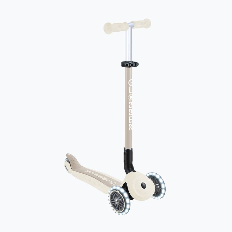 Trotinetă cu trei roți pentru copii Globber Go.Up Active Ecologic Lights coconut 5