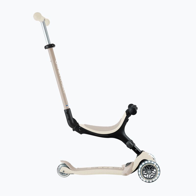 Trotinetă cu trei roți pentru copii Globber Go.Up Active Ecologic Lights coconut 6