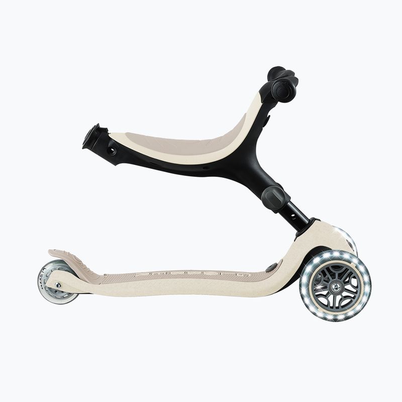 Trotinetă cu trei roți pentru copii Globber Go.Up Active Ecologic Lights coconut 7