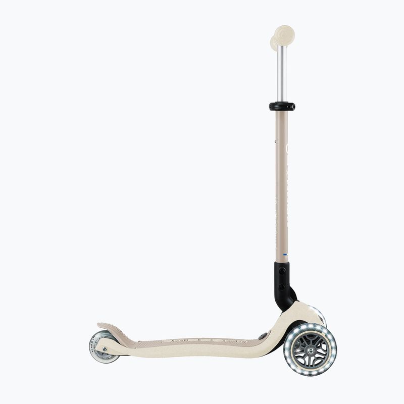 Trotinetă cu trei roți pentru copii Globber Go.Up Active Ecologic Lights coconut 8
