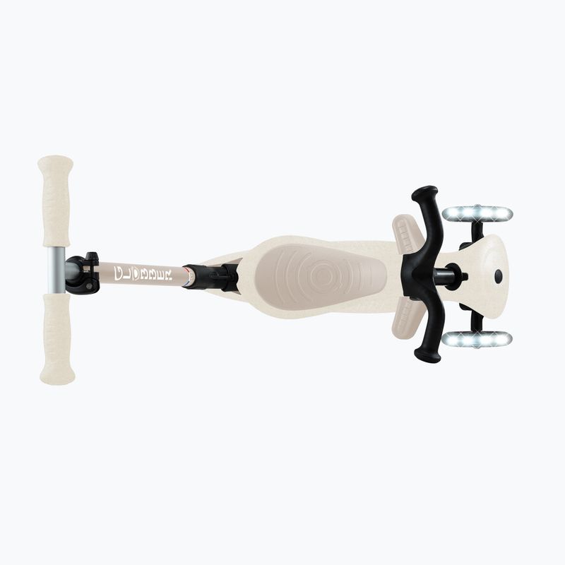 Trotinetă cu trei roți pentru copii Globber Go.Up Active Ecologic Lights coconut 11