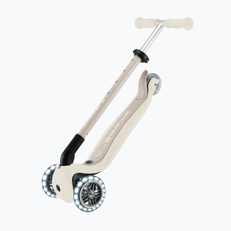 Trotinetă cu trei roți pentru copii Globber Go.Up Active Ecologic Lights coconut 14