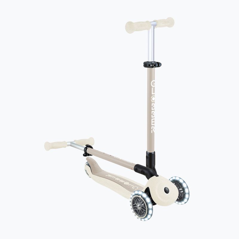 Trotinetă cu trei roți pentru copii Globber Go.Up Active Ecologic Lights coconut 15