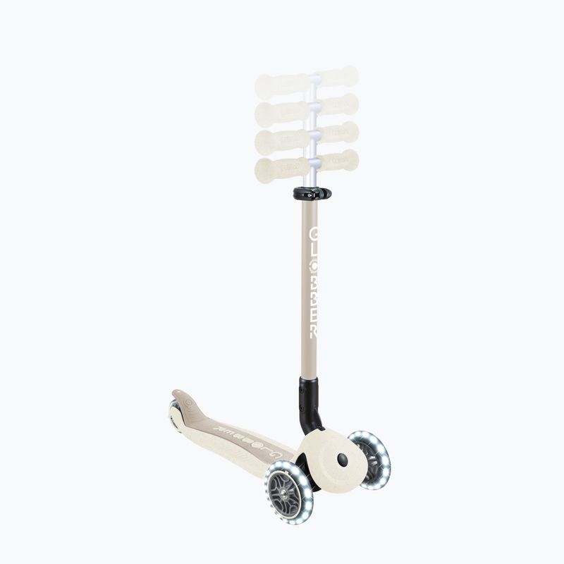Trotinetă cu trei roți pentru copii Globber Go.Up Active Ecologic Lights coconut 16
