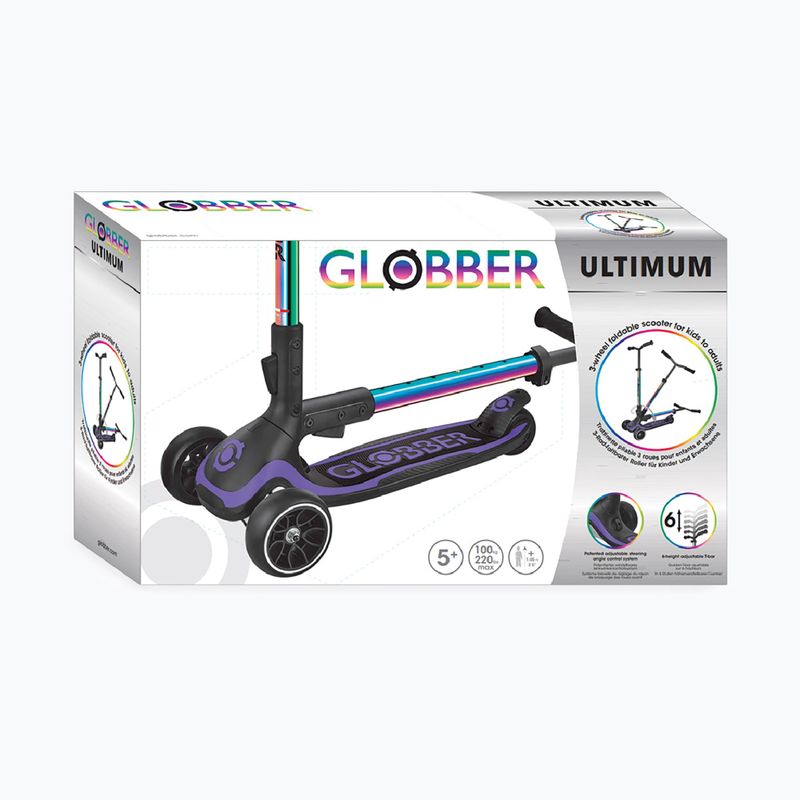 Trotinetă cu trei roți Globber Ultimum neo chrome 13