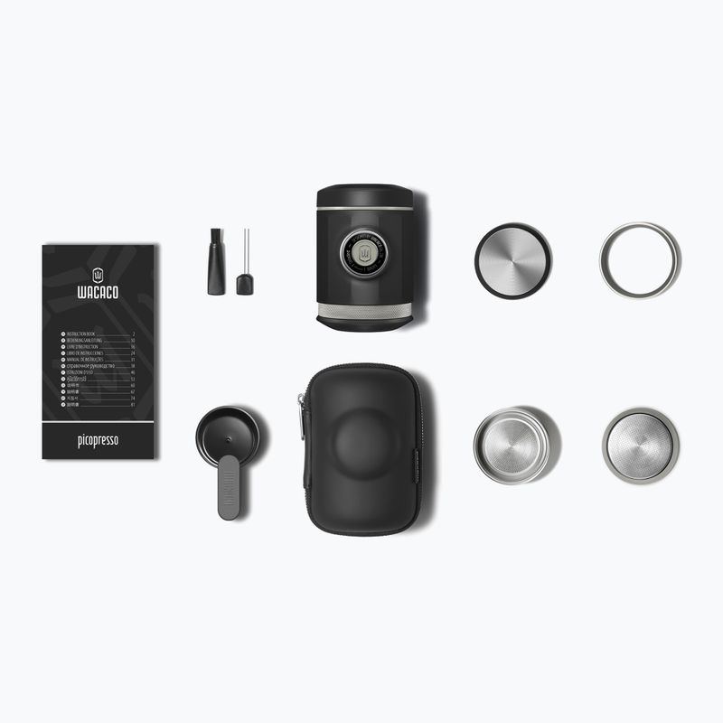 Mașină de cafea portabilă Wacaco Picopresso 80 ml black 11
