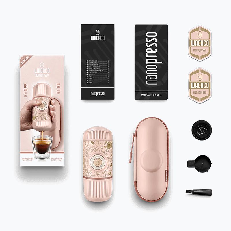 Aparat de cafea portabil Wacaco Nanopresso Dark Souls 80 ml pink 2