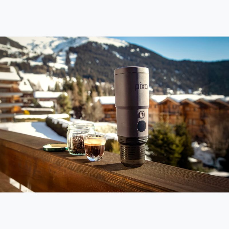 Mașină de cafea portabilă Wacaco Pixapresso 120 ml dark burgundy 14