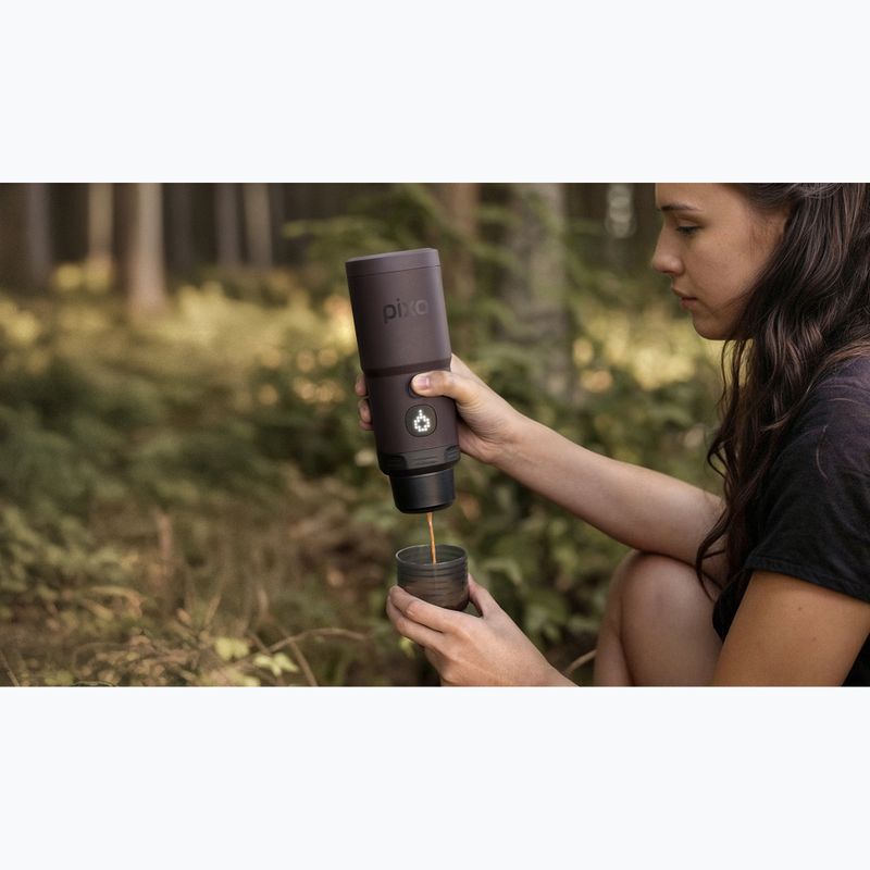 Mașină de cafea portabilă Wacaco Pixapresso 120 ml dark burgundy 18