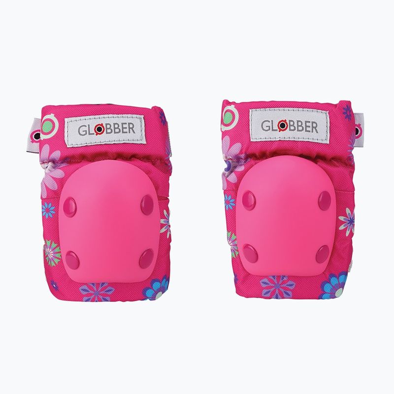 Set de apărători pentru copii Globber Toddler deep pink/flowers 2