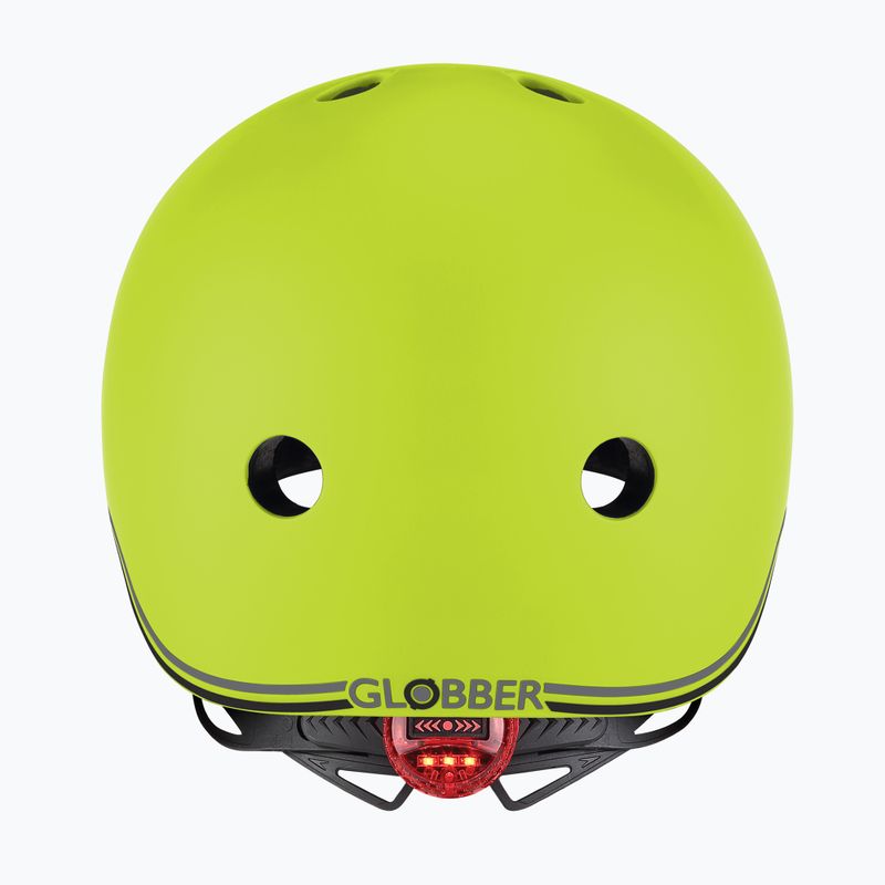 Cască pentru copii Globber Go.Up Lights lime green 4