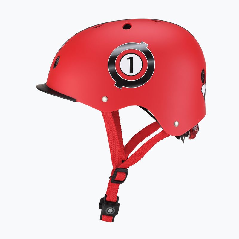 Cască pentru copii Globber Elite Lights new red racing 3