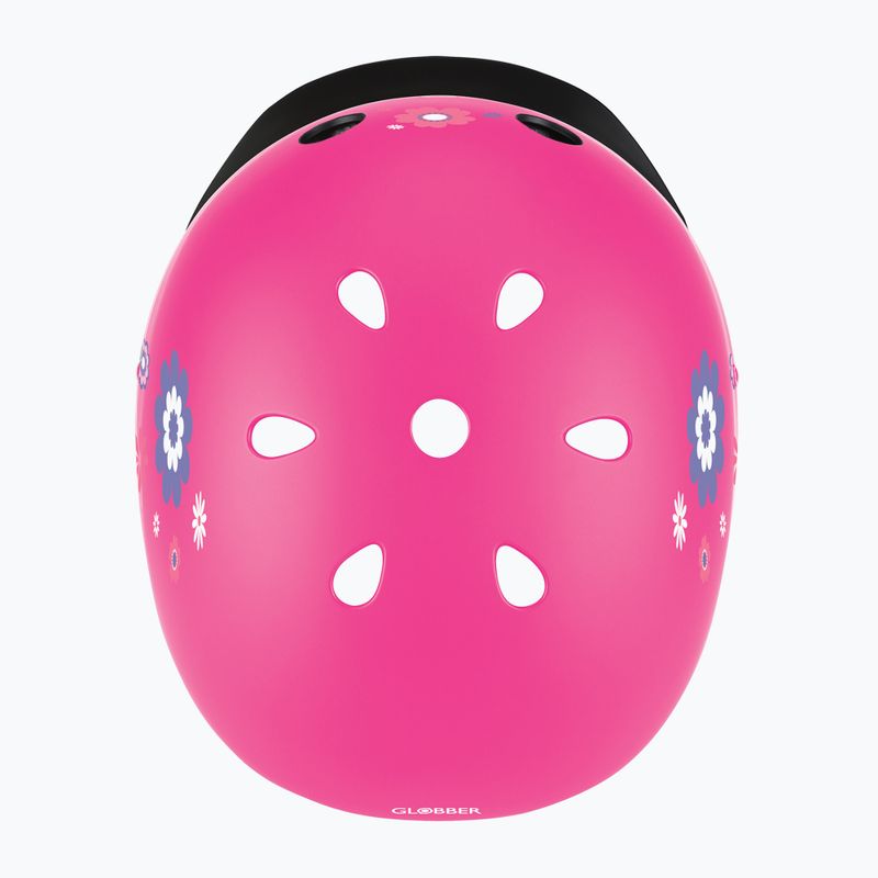 Cască pentru copii  Globber Primo Fantasy deep pink flower 4