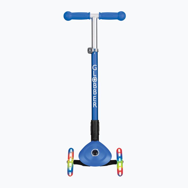 Trotinetă cu 3 roți pentru copii Globber Primo Foldable Lights navy blue 4