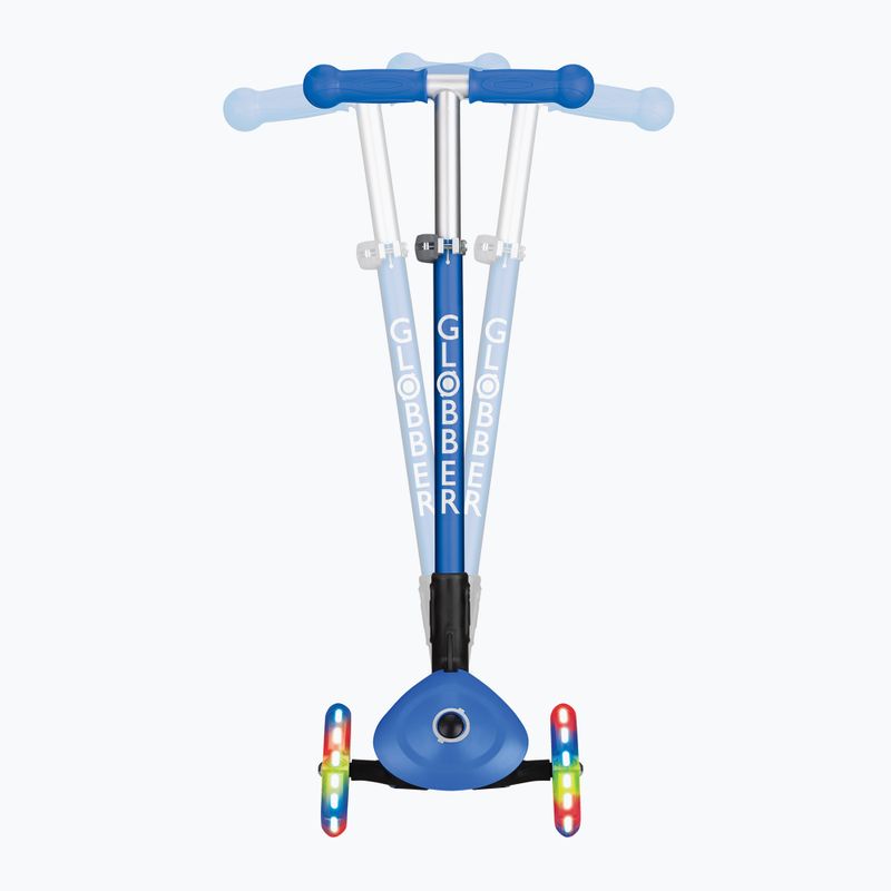 Trotinetă cu 3 roți pentru copii Globber Primo Foldable Lights navy blue 9