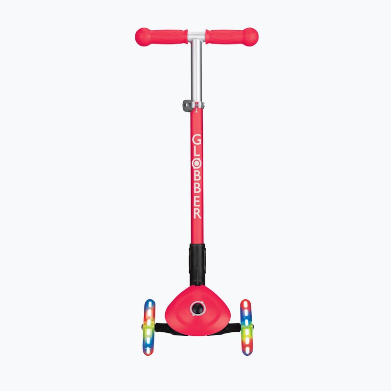 Trotinetă cu 3 roți pentru copii Globber Primo Foldable Lights red 4