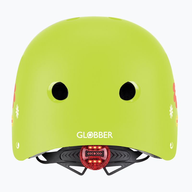 Cască pentru copii  Globber Primo Fantasy lime green flower 3