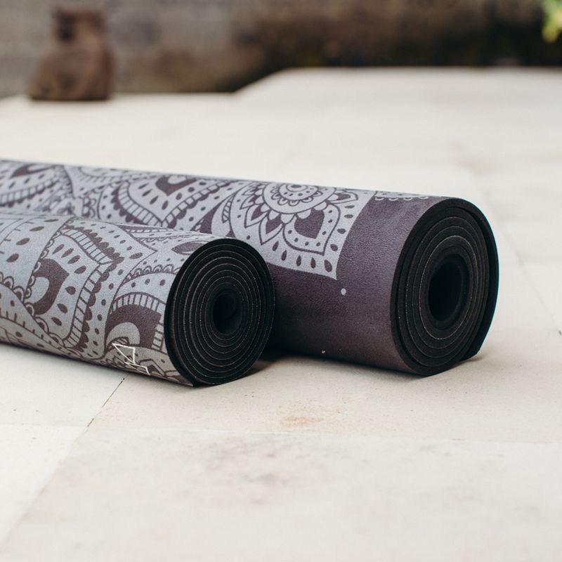 Saltea de yoga YogaDesignLab Combo Yoga, negru, CM-3.5-Mandala 9