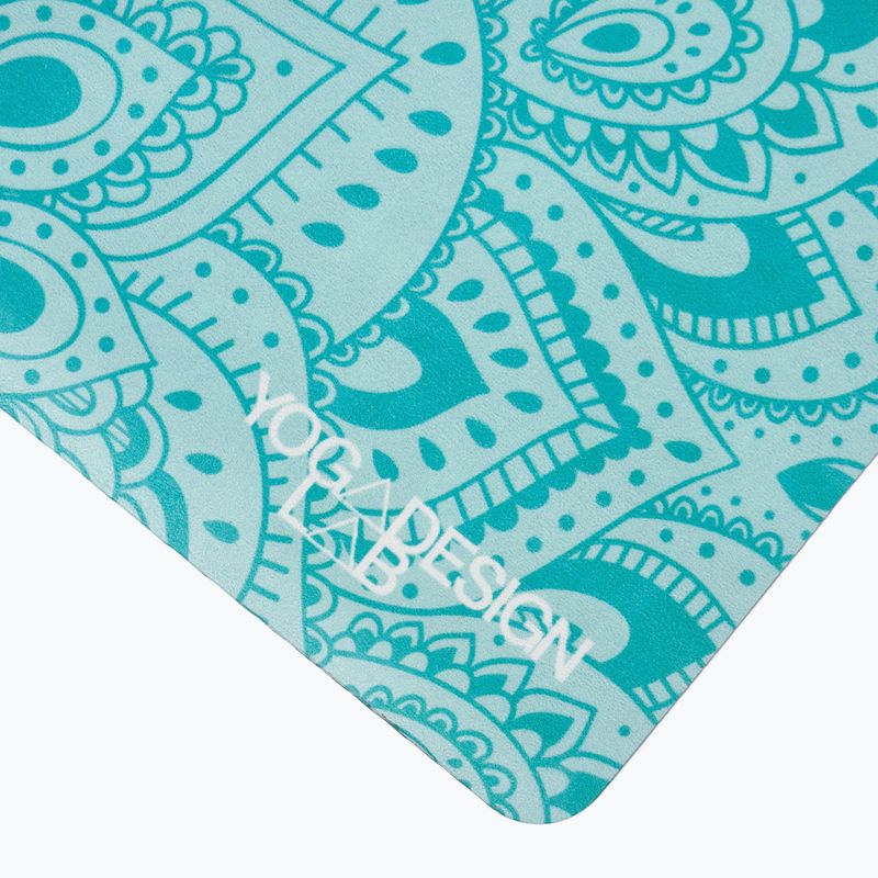 Saltea de yoga YogaDesignLab Combo Yoga, albastru, CM-1.5-Mandala Turquoise 3