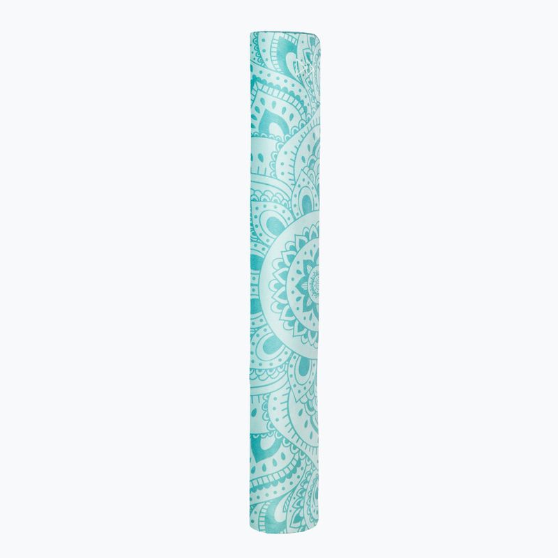 Saltea de yoga YogaDesignLab Combo Yoga, albastru, CM-1.5-Mandala Turquoise 9