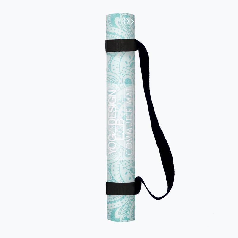 Saltea de yoga YogaDesignLab Combo Yoga, albastru, CM-1.5-Mandala Turquoise 10