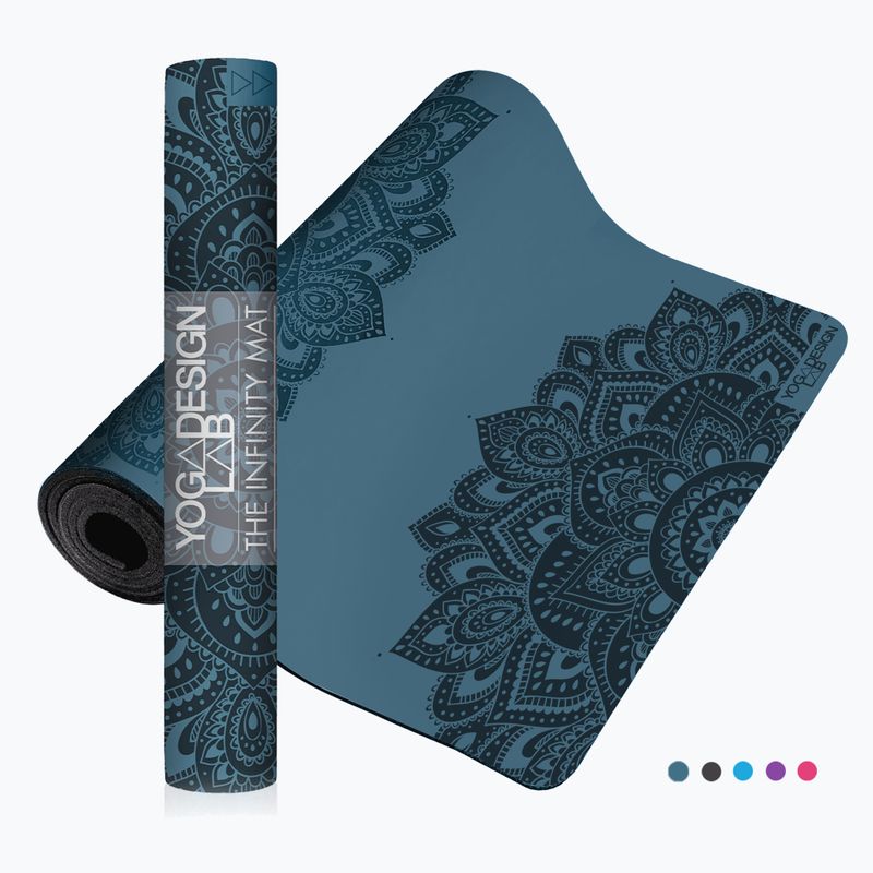 Yoga Design Lab Infinity Infinity Yoga mat albastru IM-3-Mandala Teal 6