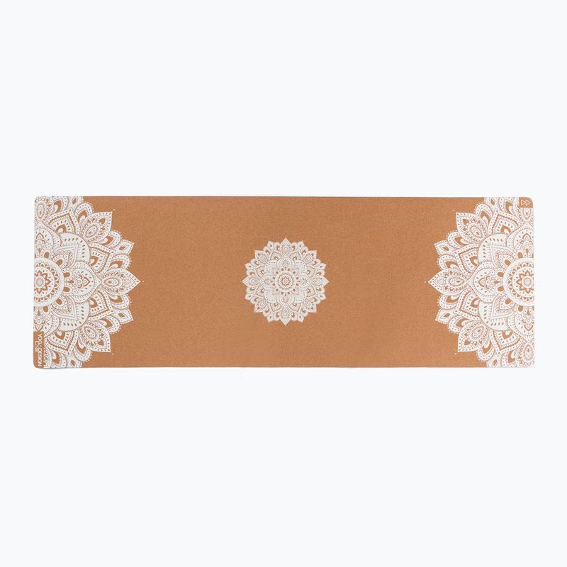 Yoga Design Lab Cork Cork maro yoga mat CorM-5.5-Mandala White 2